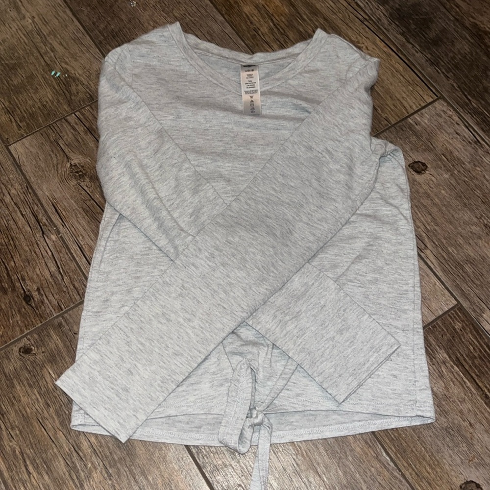 grey long sleeve